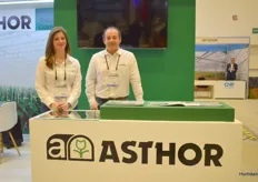 Manuel Guerrero and Laura Sotares with Asthor who covers the whole continent with their greenhouses